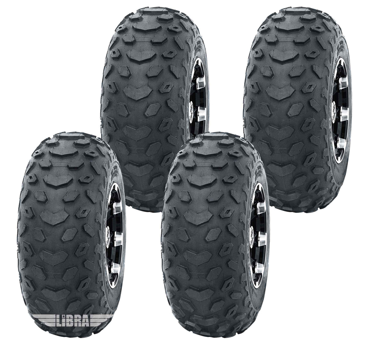 19x7-8 ATV Tires Set of 4 S9396