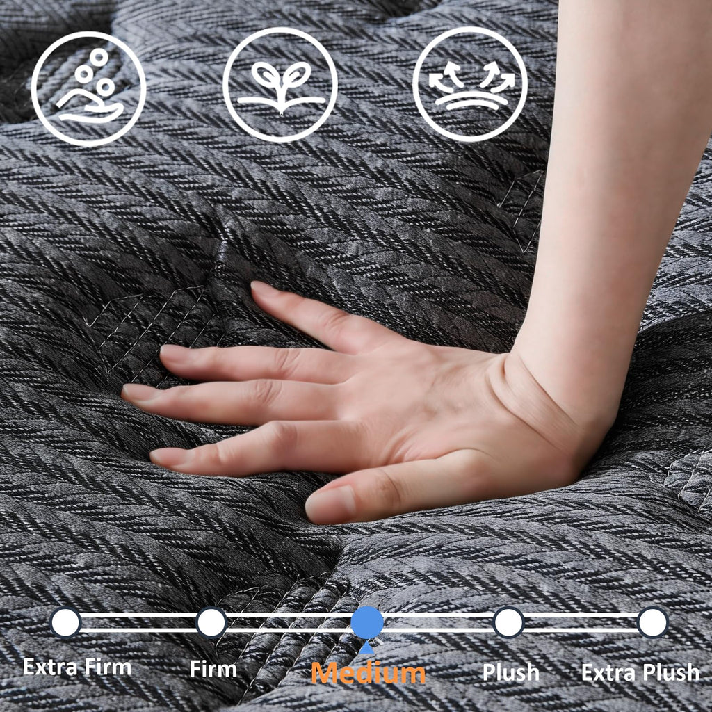 12 Inch Medium Firm Hybrid Full Mattress T8916