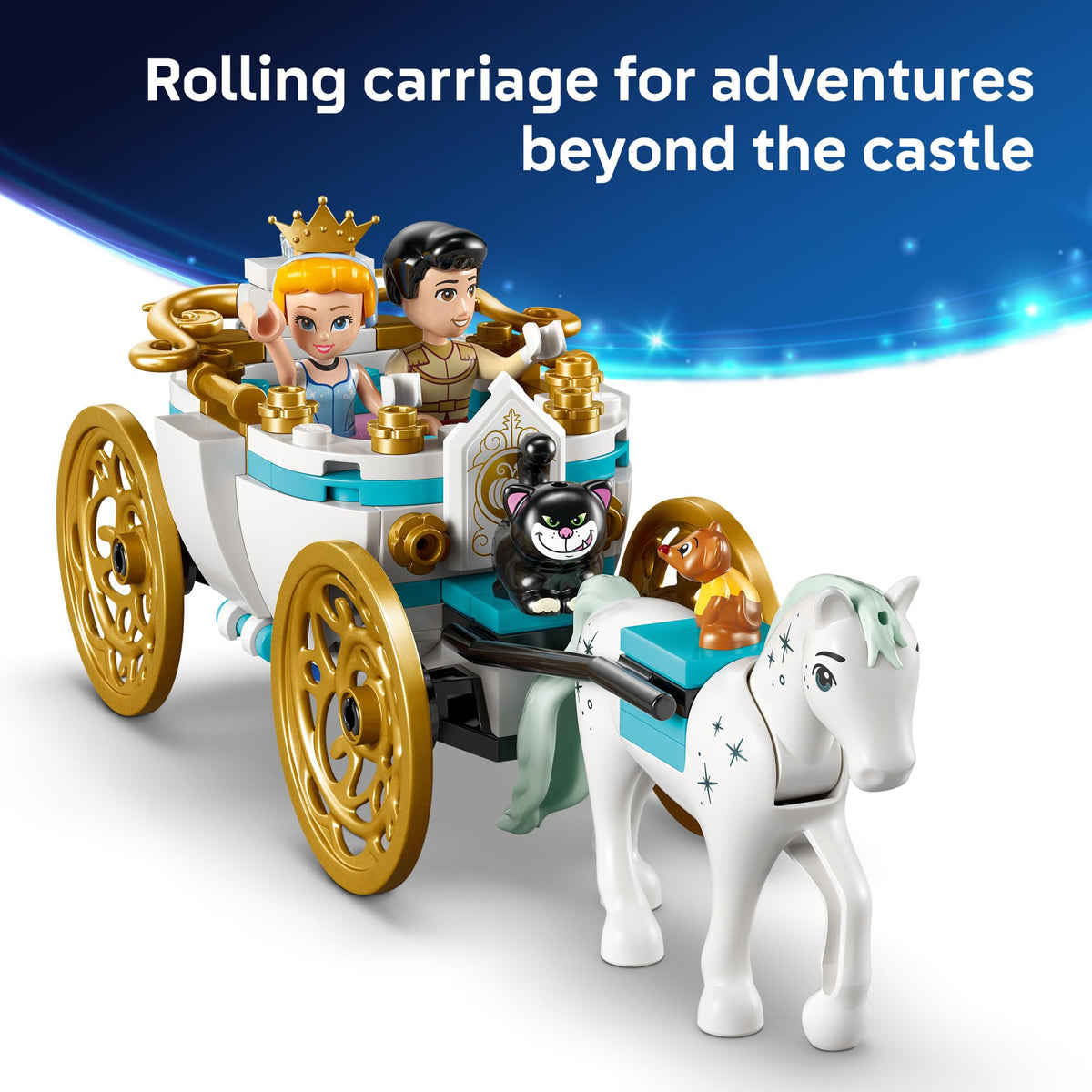 Disney Princess Castle Building Toy with 2 Minidolls I895287