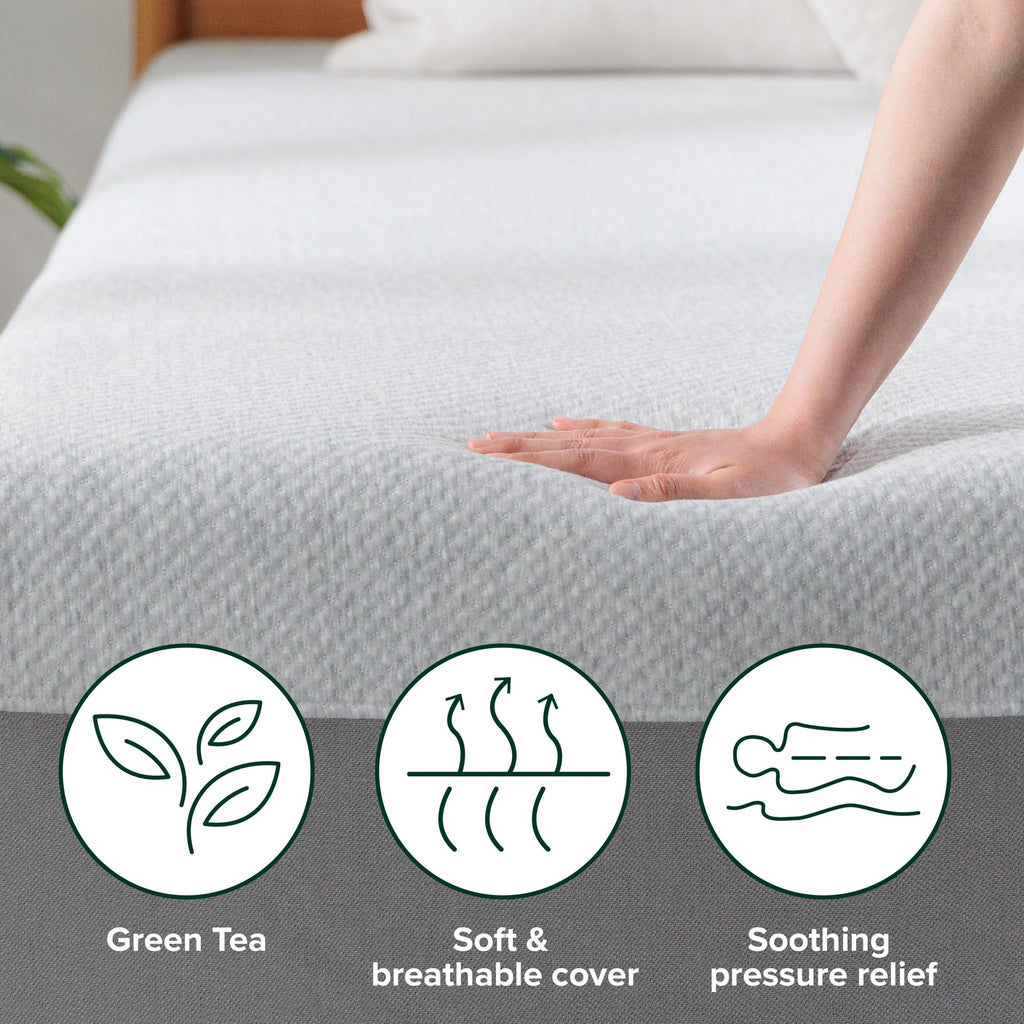 8 Inch Memory Foam Mattress, Twin, Medium Firm F607530