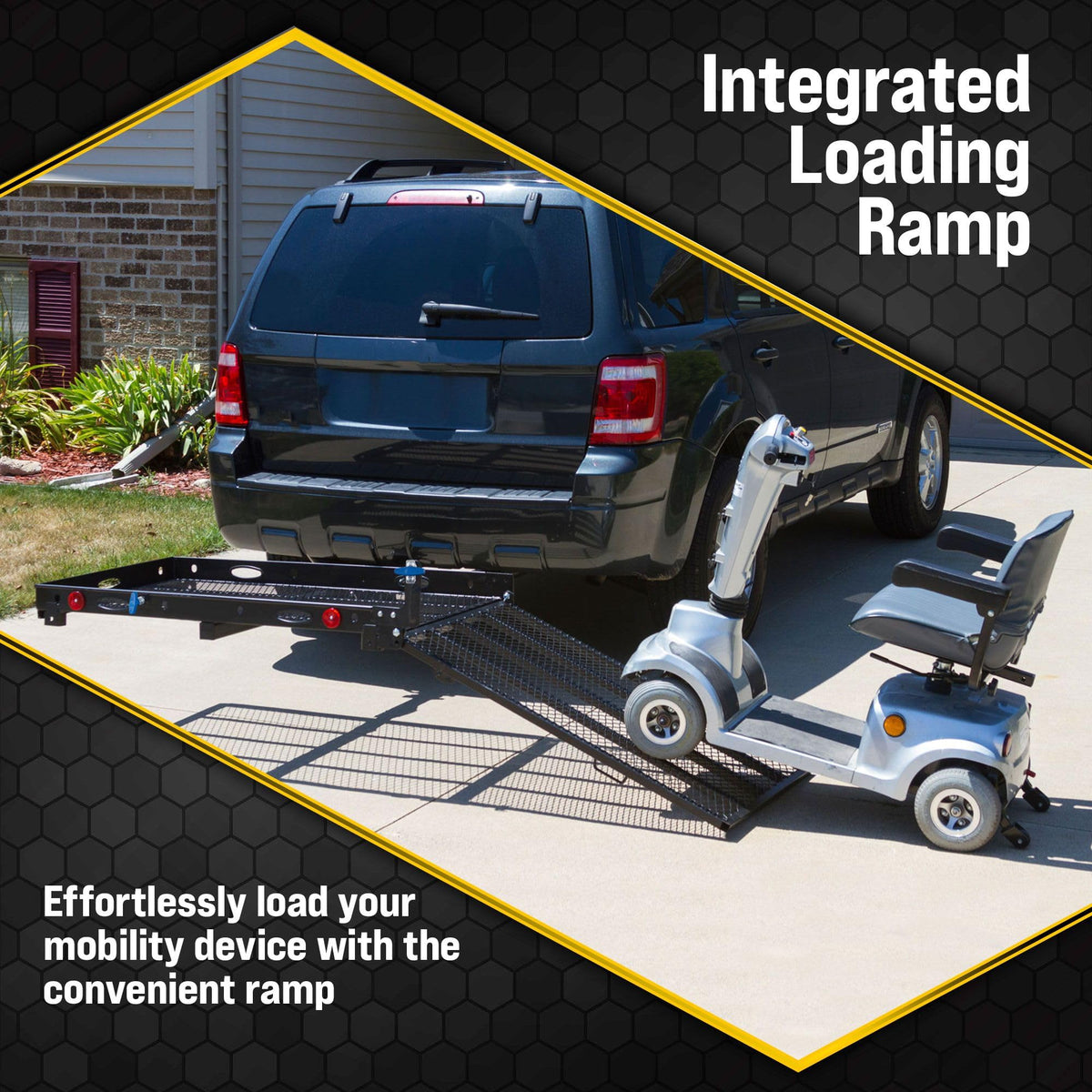 Folding Wheelchair Scooter Carrier 400 lb L546