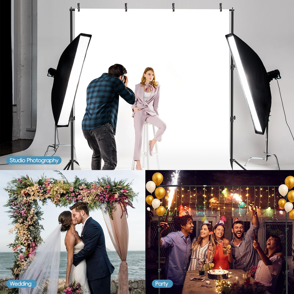 10x10Ft Heavy Duty Adjustable Backdrop Stand C578