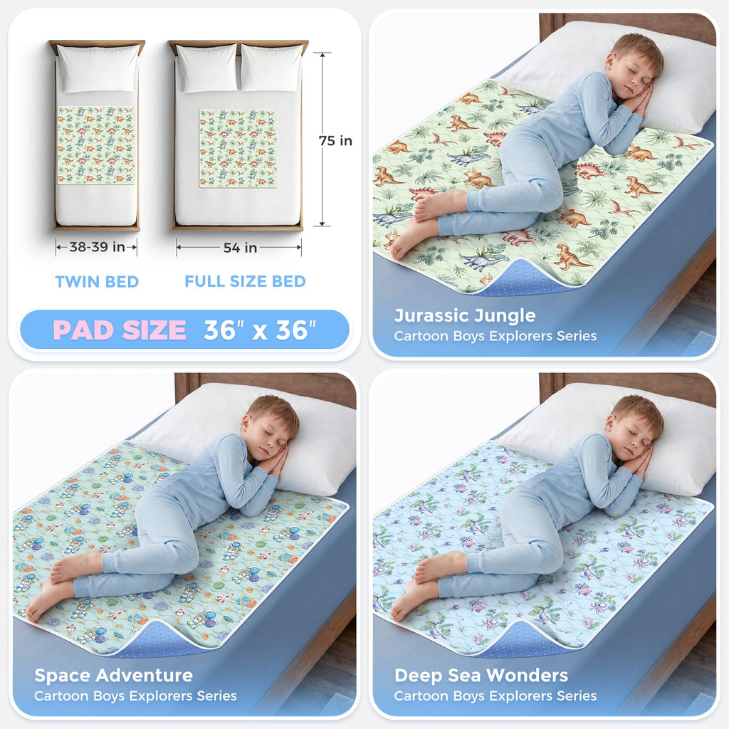 Baby & Kids Pee Pads Viscose from Bamboo 3 Pack T297