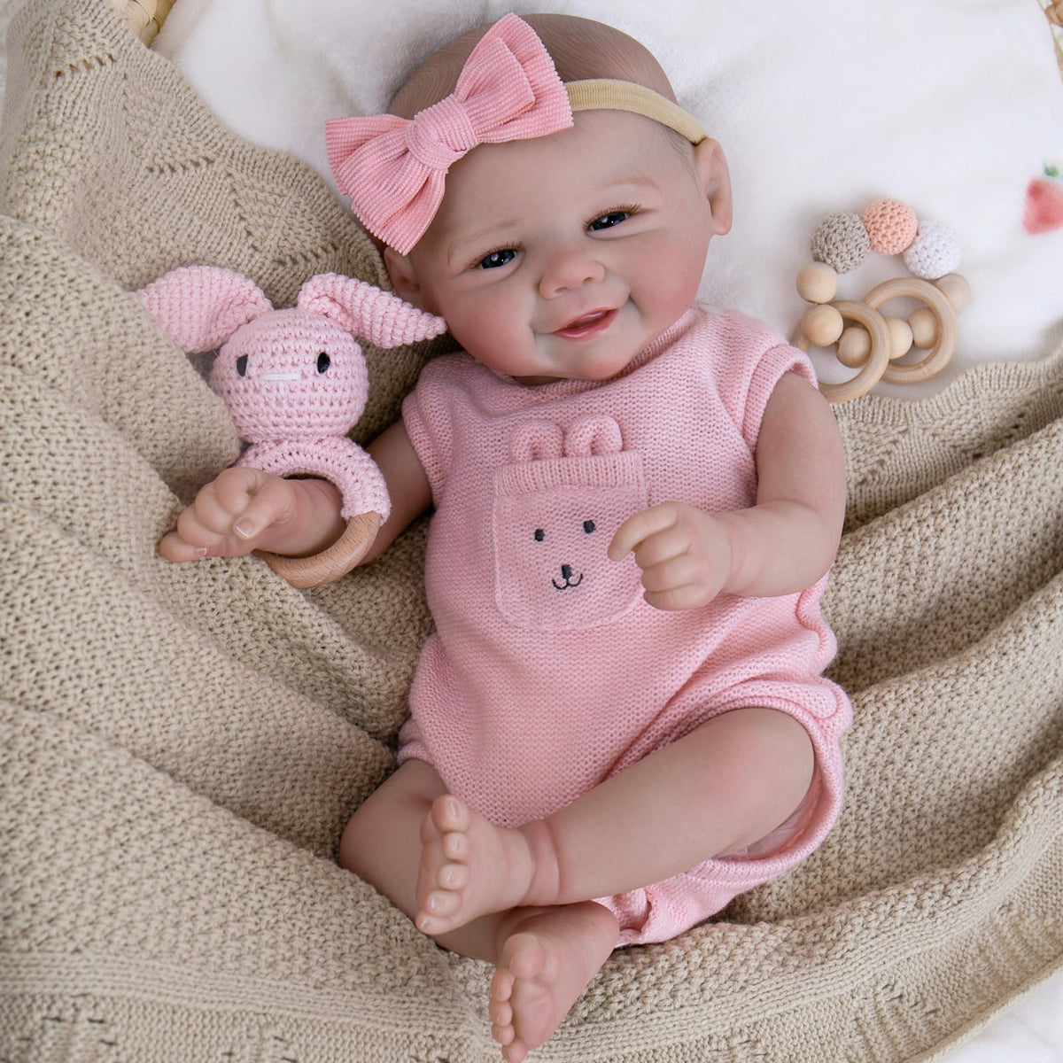 Realistic Reborn Baby Dolls with Flexible Limbs H639