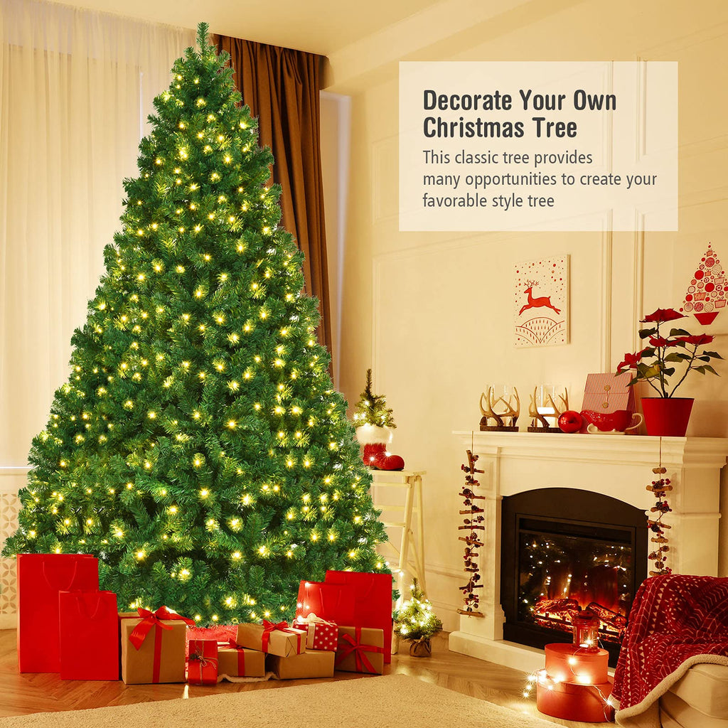 8ft Prelit Artificial Christmas Tree with 430 Warm White LED Lights O547547