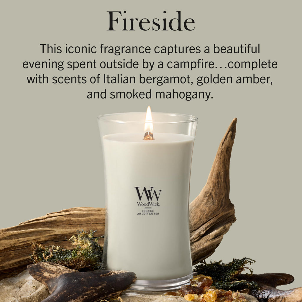 Large Scented Candle with Crackling Wick X814