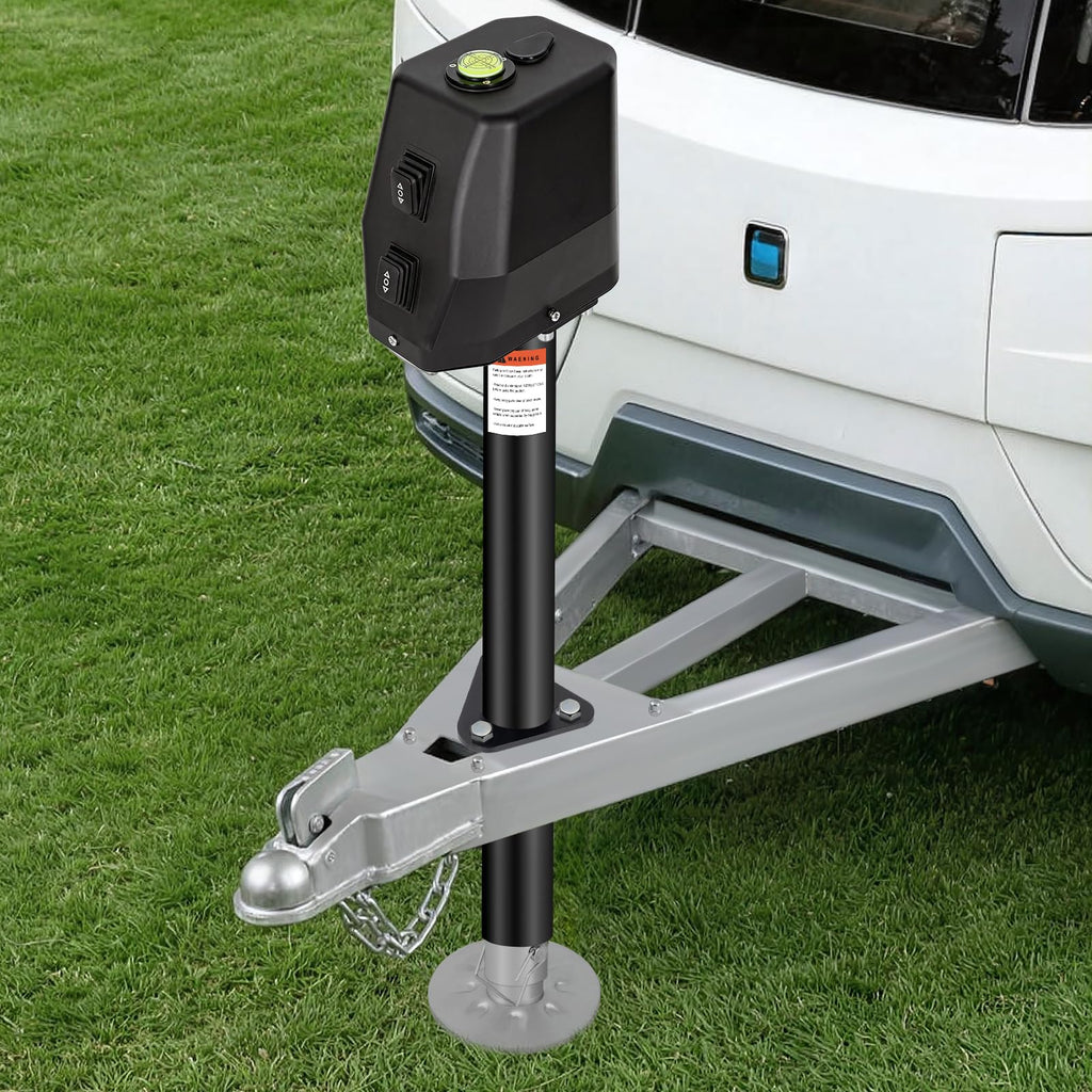 Waterproof Electric Trailer Jack with Built-in Spirit Level S1289
