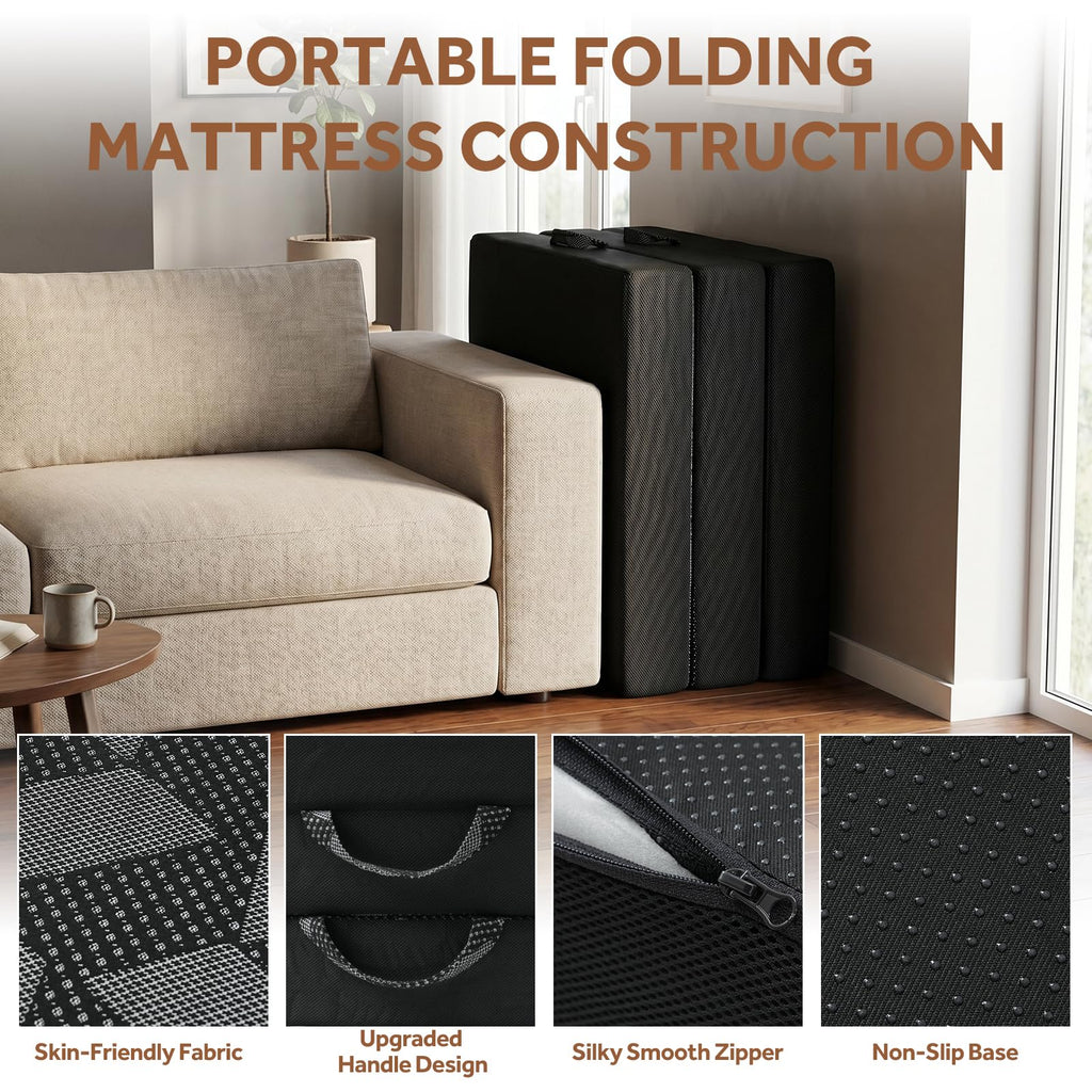 Memory Foam Tri Folding Mattress J9984