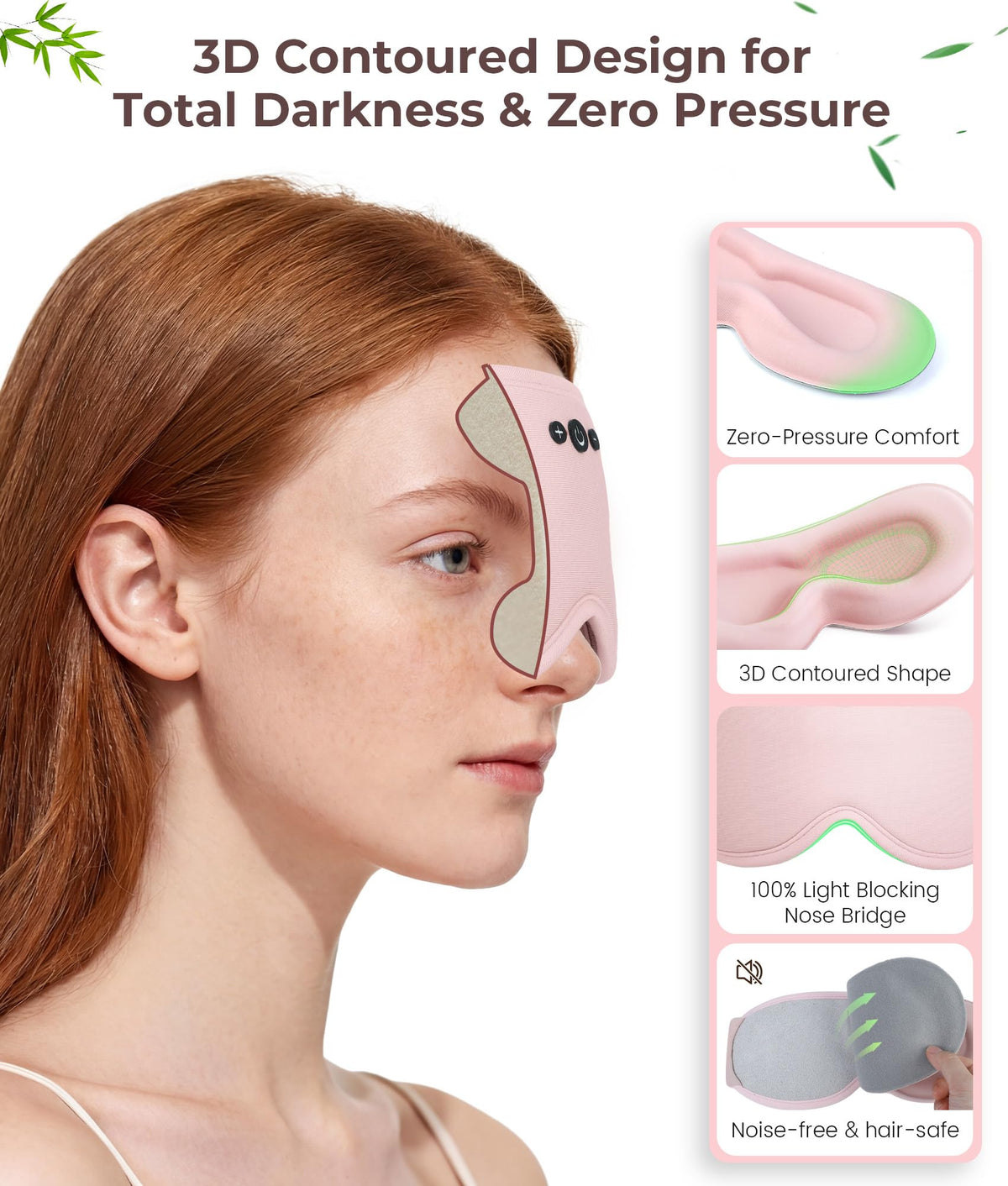 Bluetooth Sleep Mask Headphones T9665