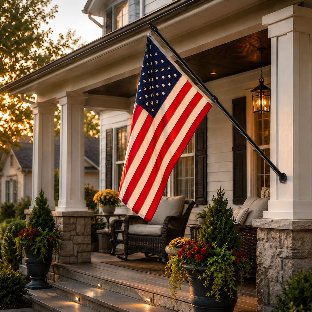 47" Stainless Steel Flag Pole Kit with Wall Mount Bracket M4296