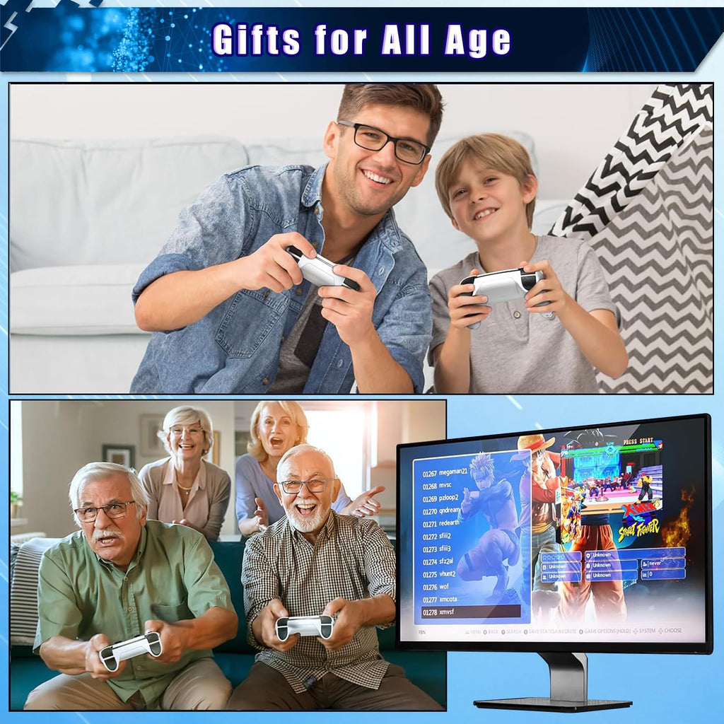 Wireless Retro Gaming Console Built-in 20,000+ Games X924643
