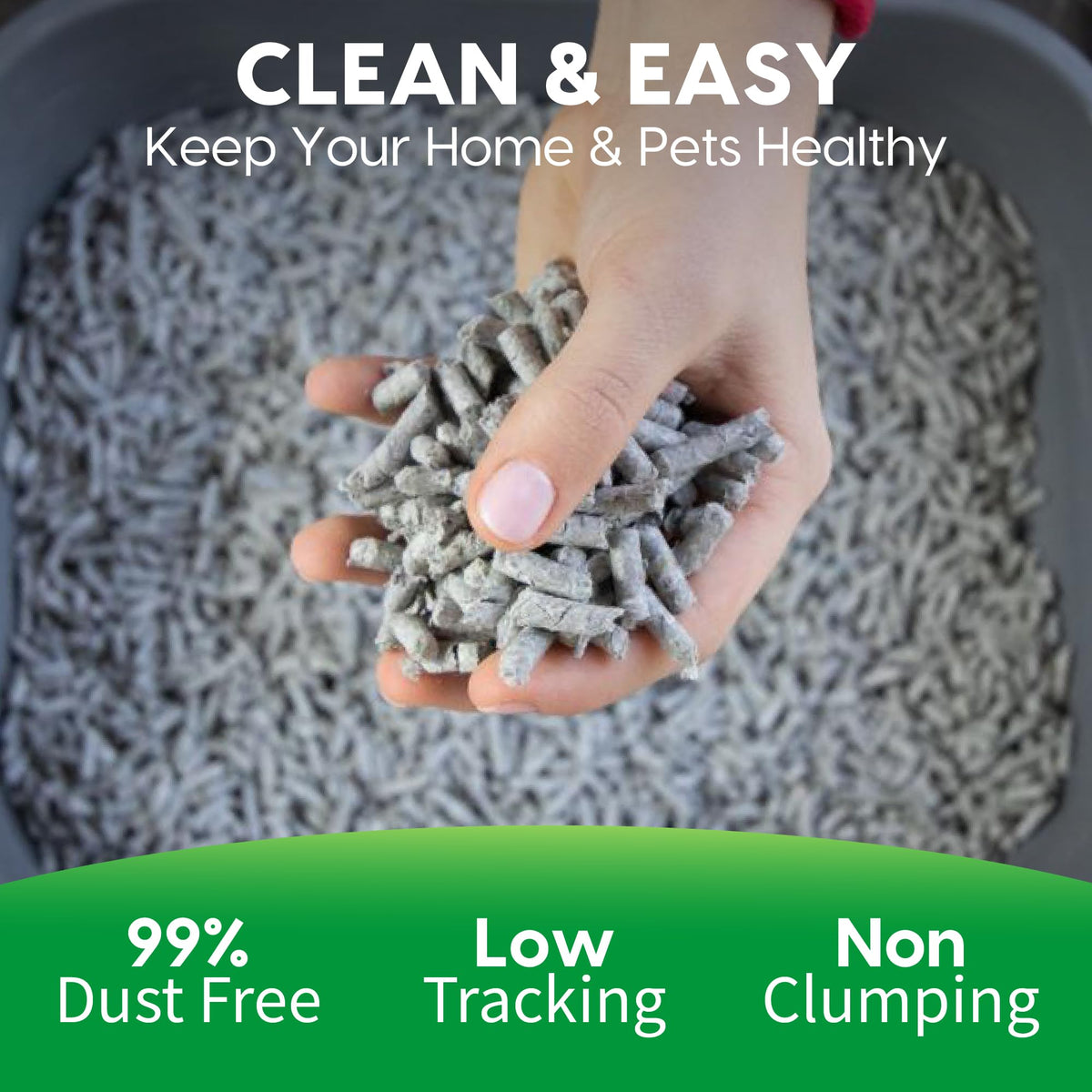 Paper Non-Clumping Cat Litter 12 Pound V532382