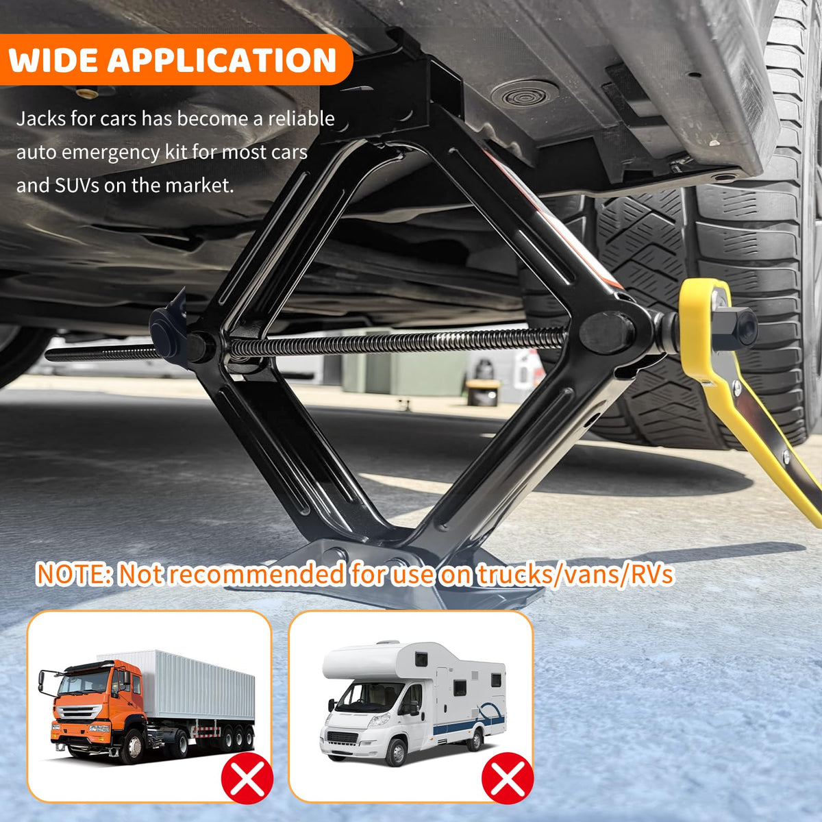 Heavy Duty Scissor Jacks Car Set J529