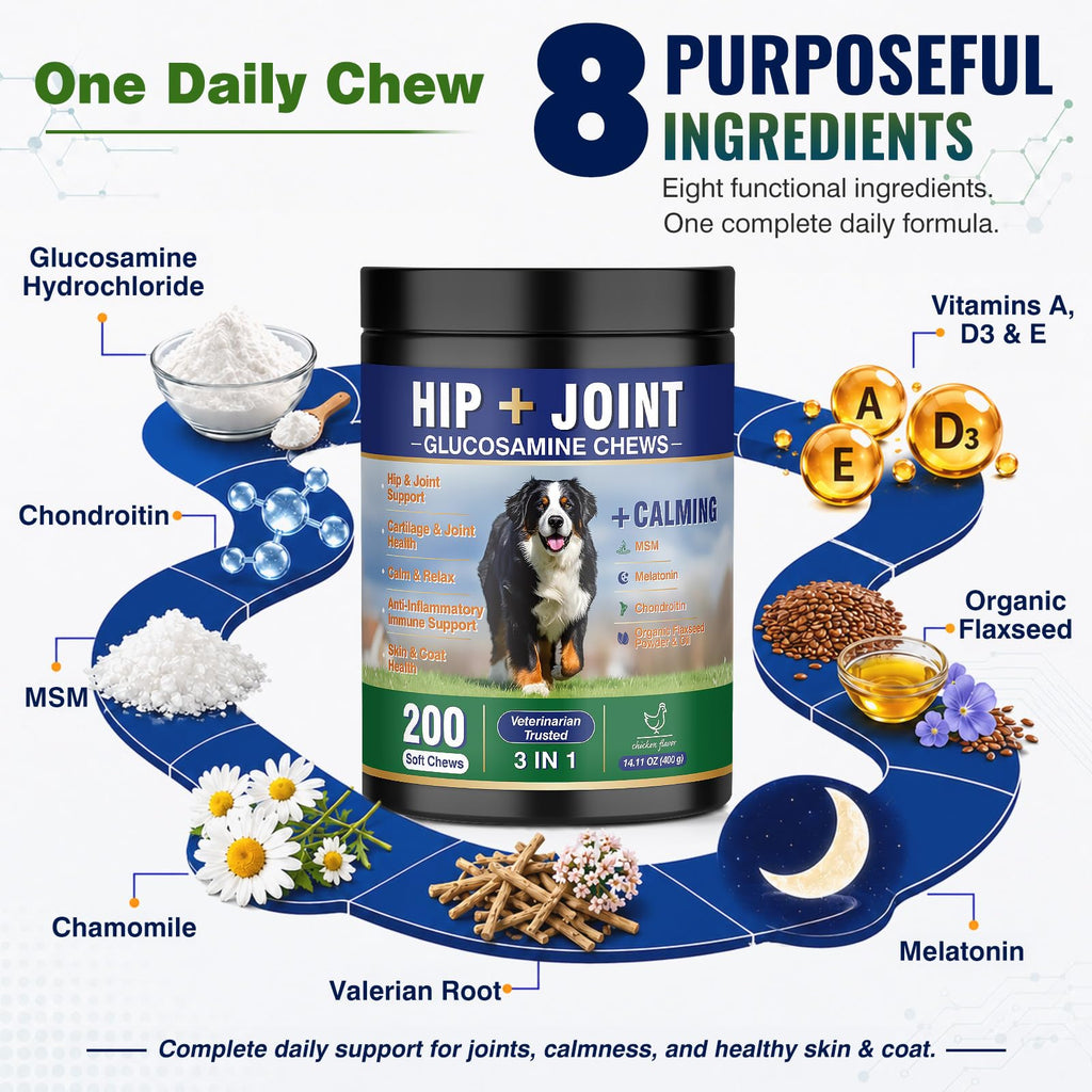 Hip and Joint Supplement for Dogs 200ct Y400