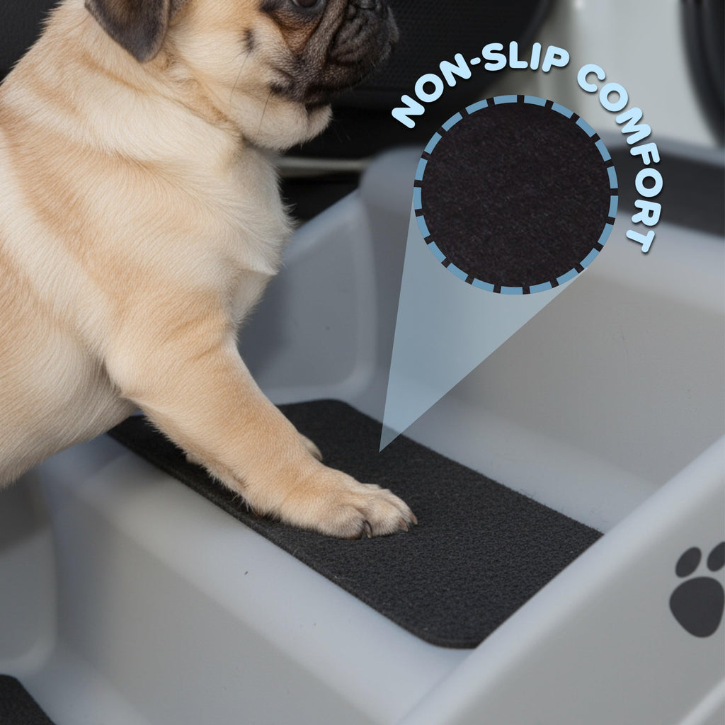 Lightweight Durable Plastic Dog Stairs C591872