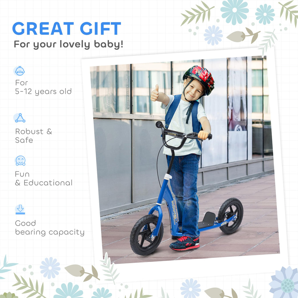 Kick Scooter for Kids 5-12 Years Old 12" EVA Tyres R8984