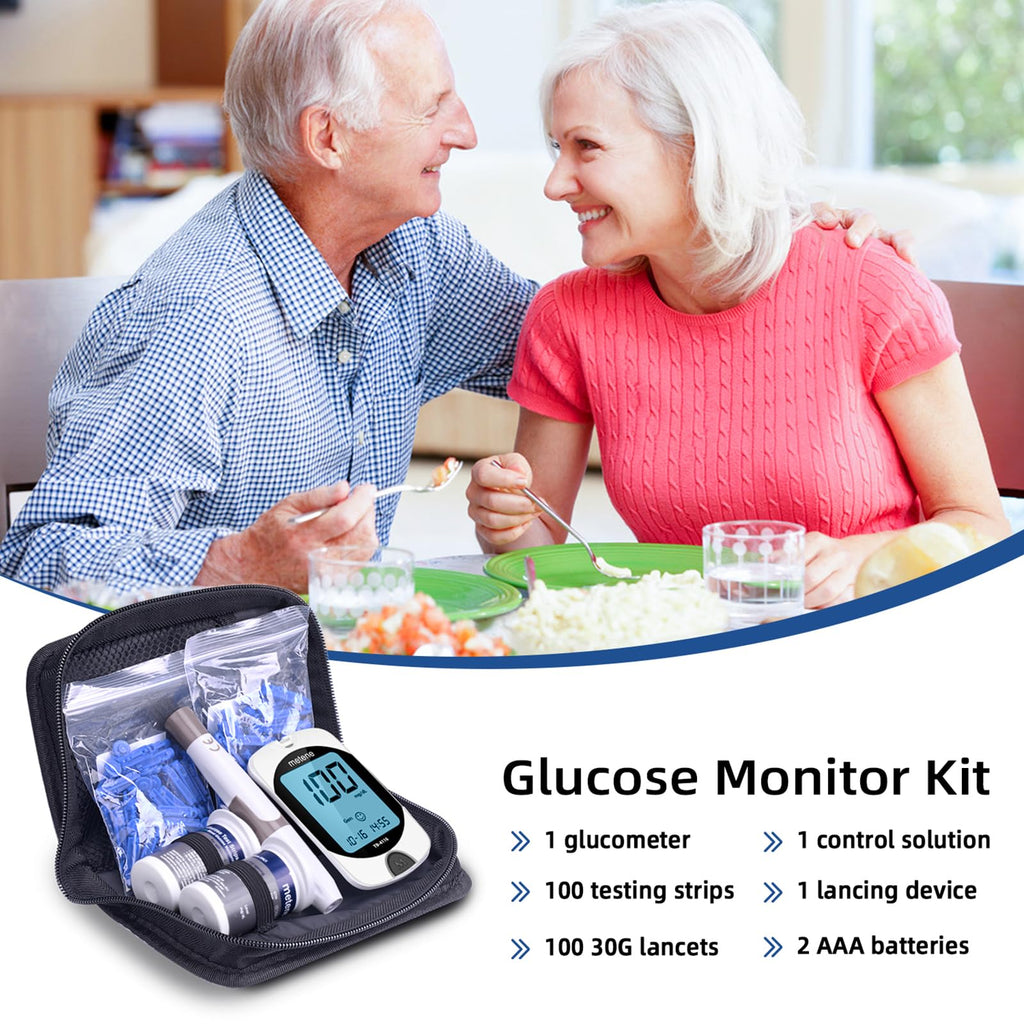 Blood Glucose Monitor Kit & Twist Top Lancets H99658