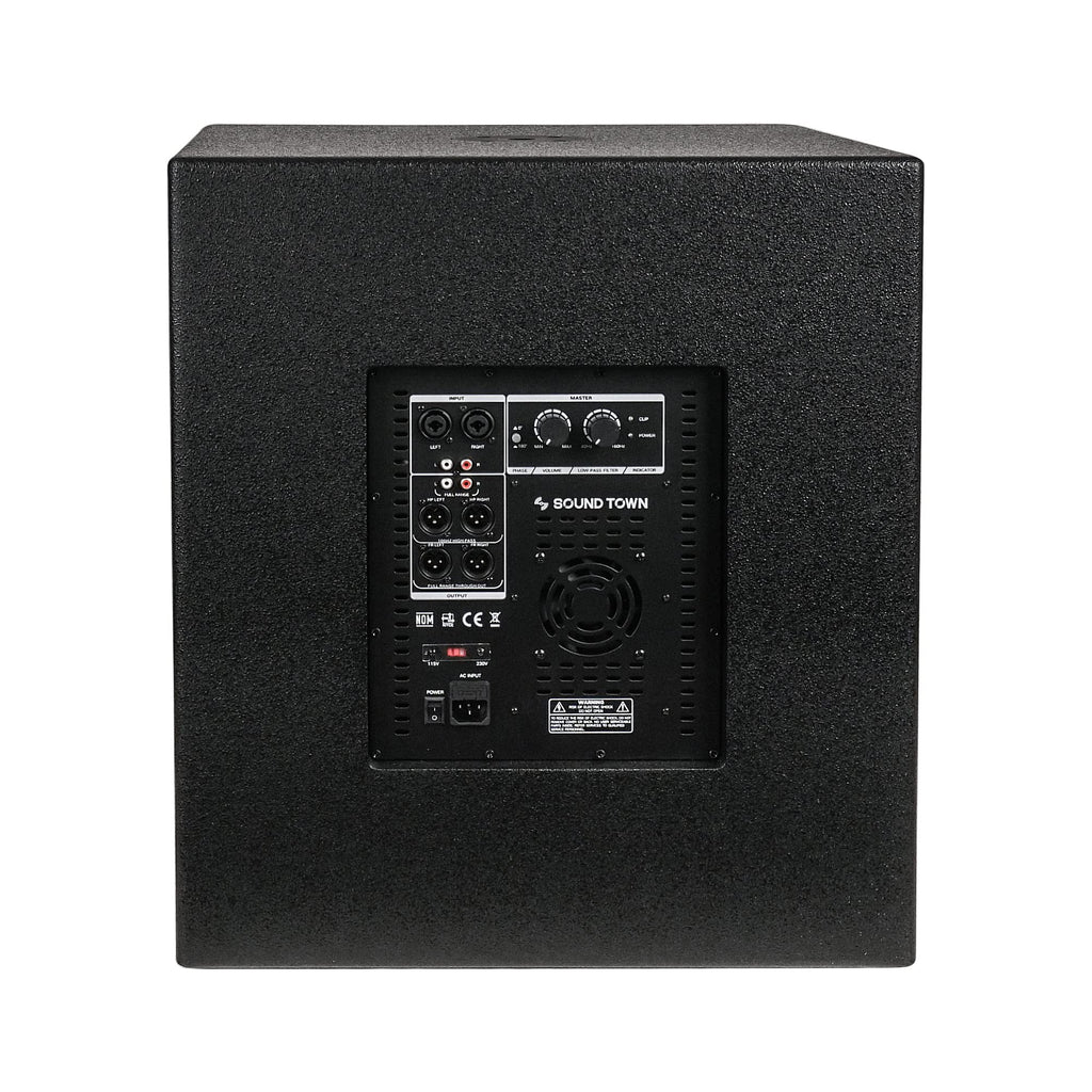 18" 2400W Powered Subwoofer Y4480