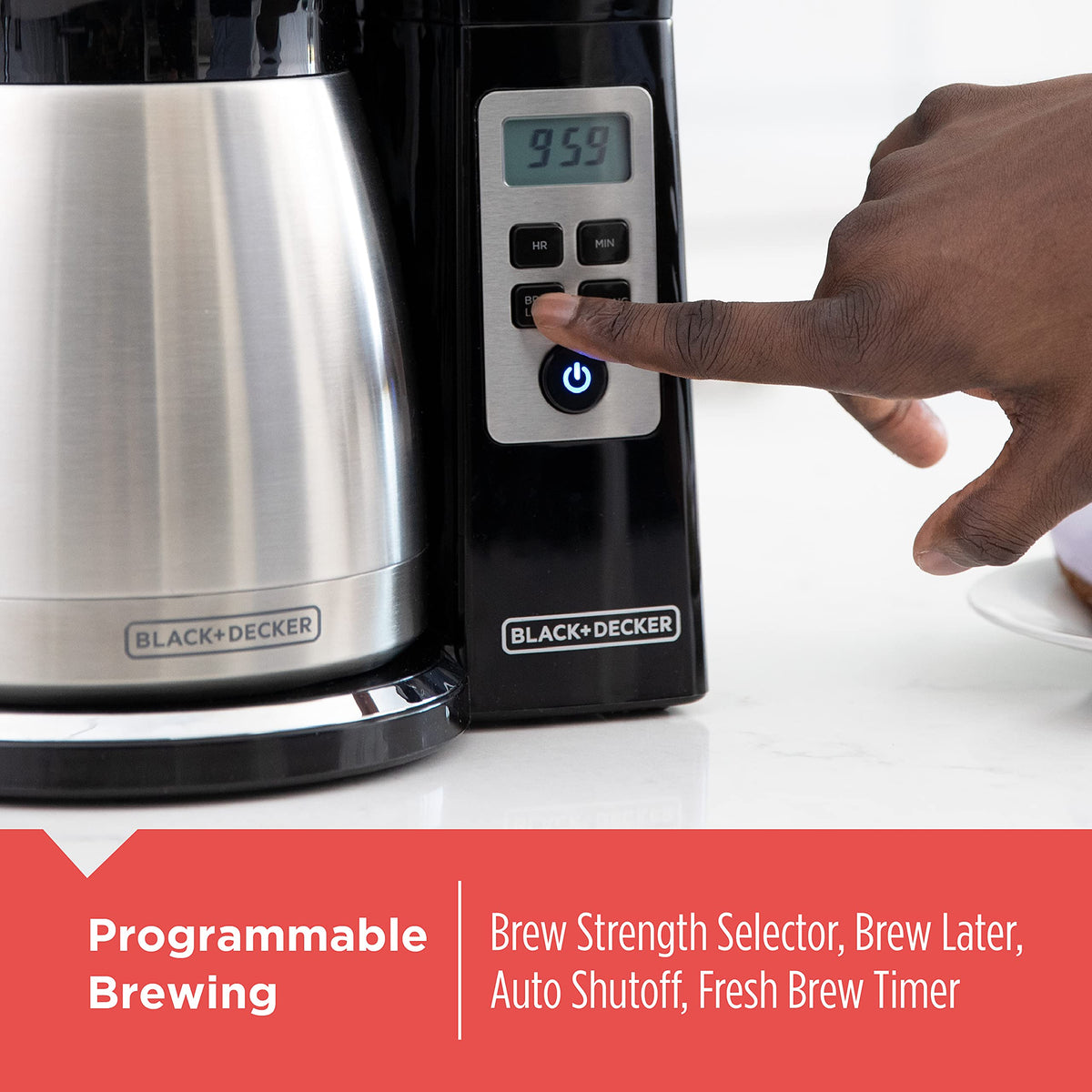 12 Cup Thermal Programmable Coffee Maker A1870