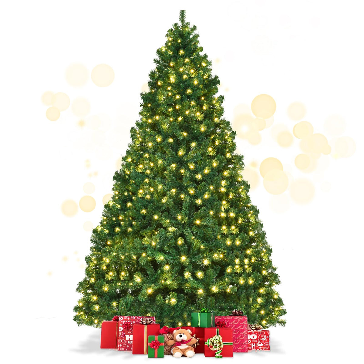 8ft Prelit Artificial Christmas Tree with 430 Warm White LED Lights O547547