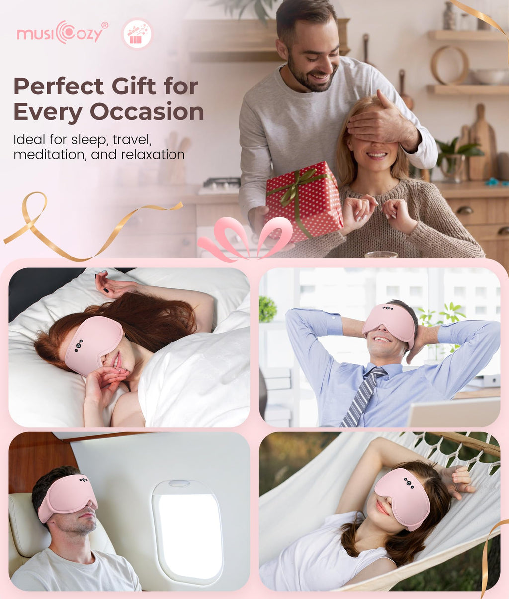 Bluetooth Sleep Mask Headphones T9665
