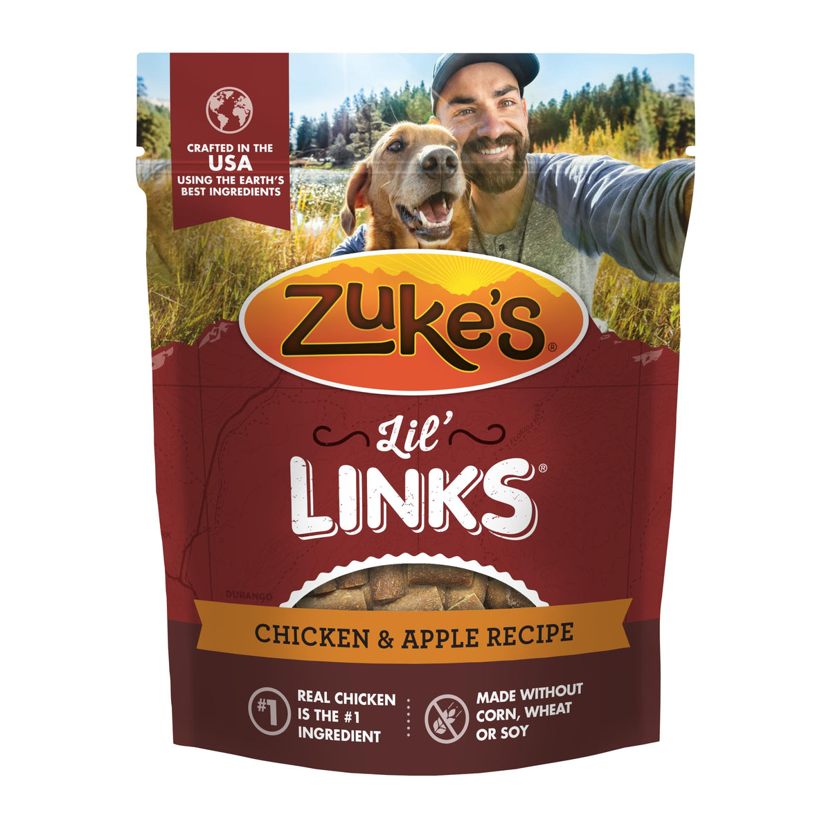 Chicken and Apple Recipe Dog Treats 6 oz I9190