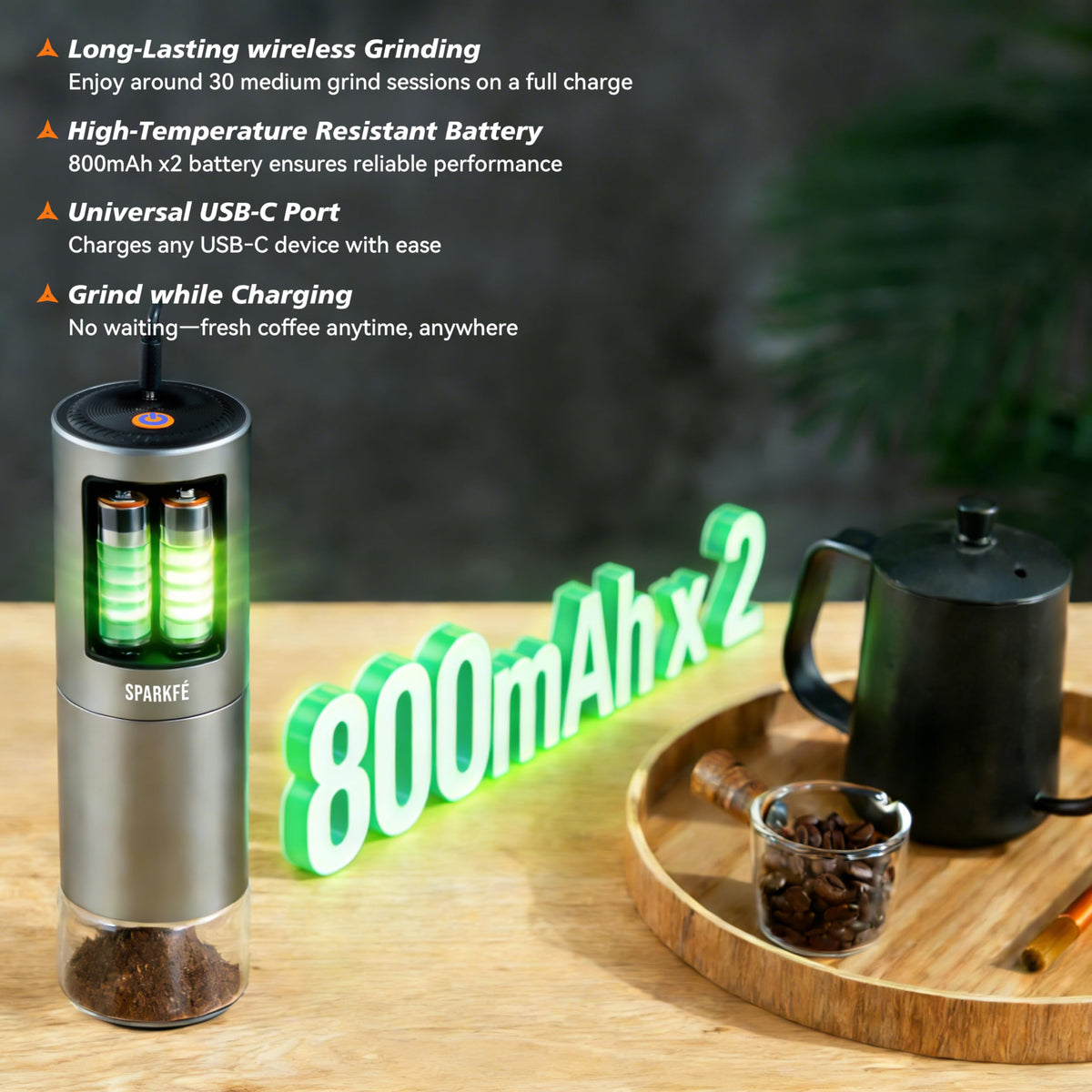 Portable Electric Coffee Grinder Y965