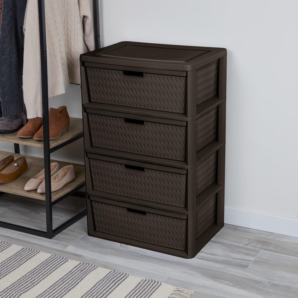 3 Drawer Storage Organizer Tower with Carry Handles P90124