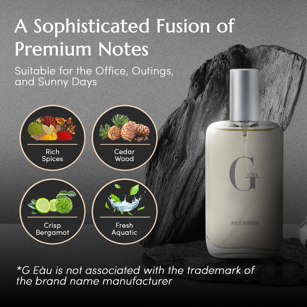 Eau de Toilette Perfume Spray for Men 3.4 Fl Oz Woody Citrus A164175