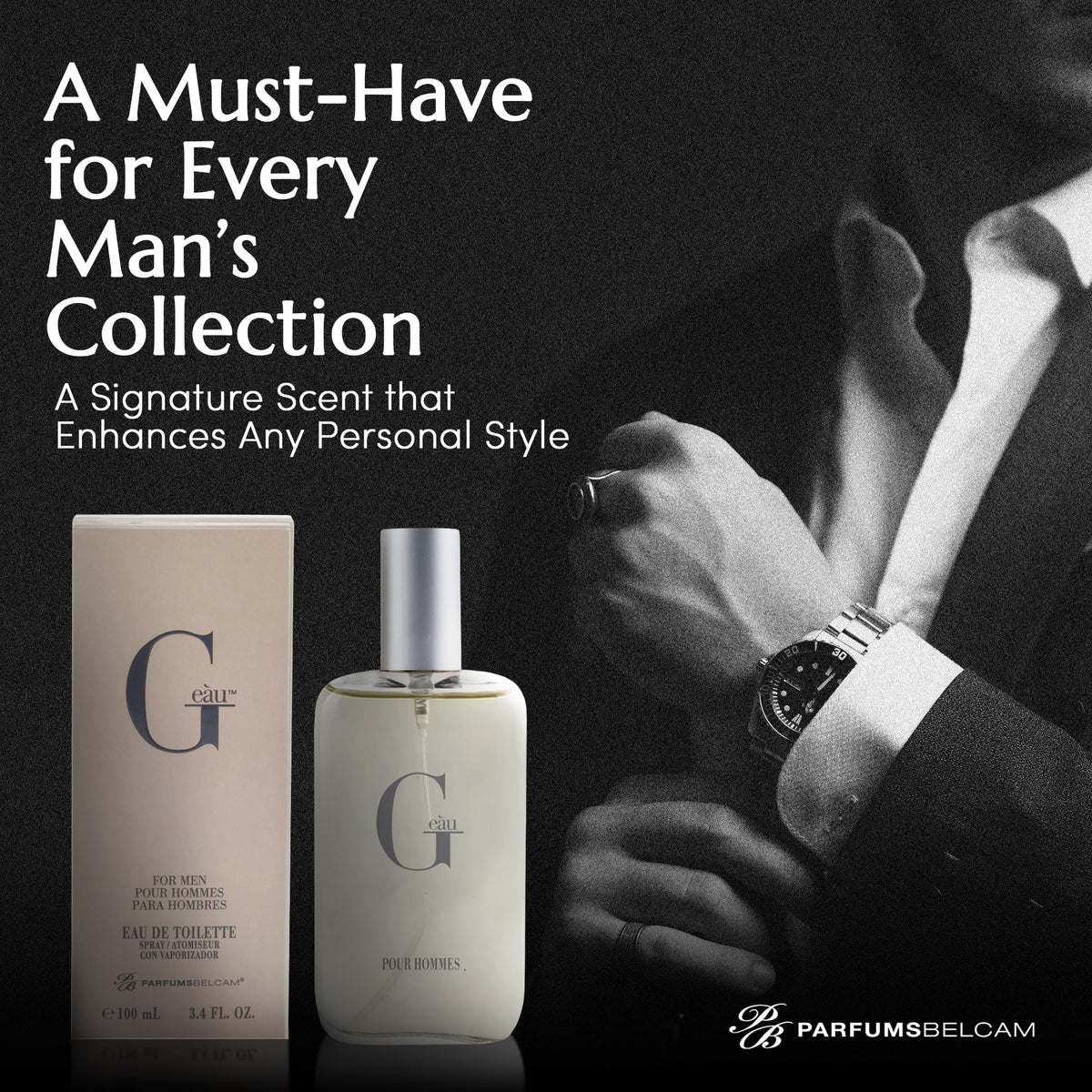 Eau de Toilette Perfume Spray for Men 3.4 Fl Oz Woody Citrus A164175
