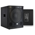 18 inch 3000W Powered PA DJ Subwoofer with Class-D Amplifier, Black J962120