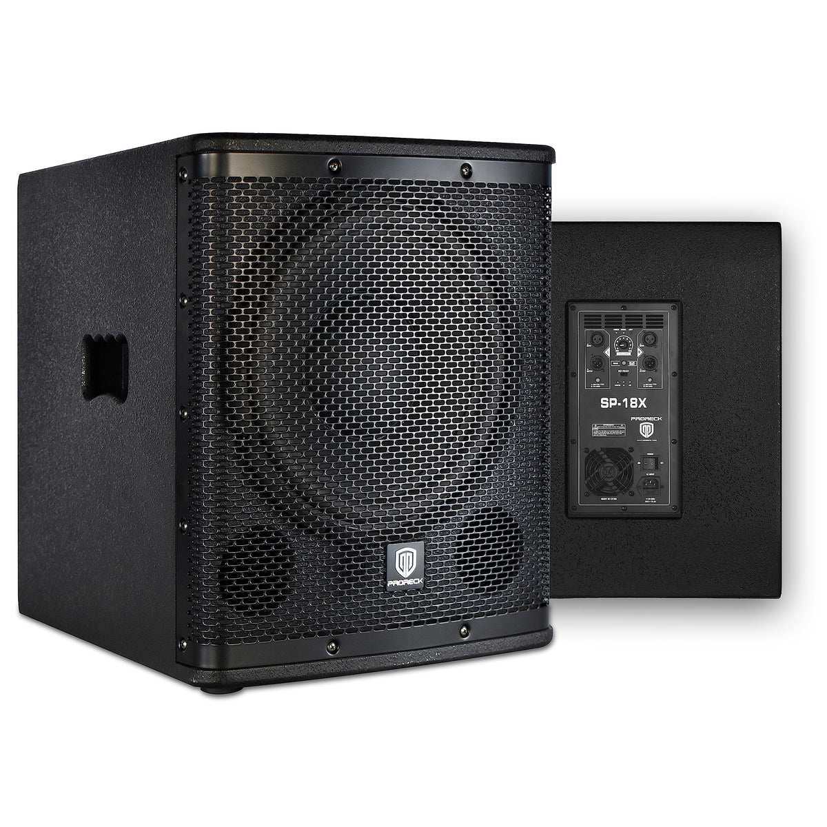 18 inch 3000W Powered PA DJ Subwoofer with Class-D Amplifier, Black J962120