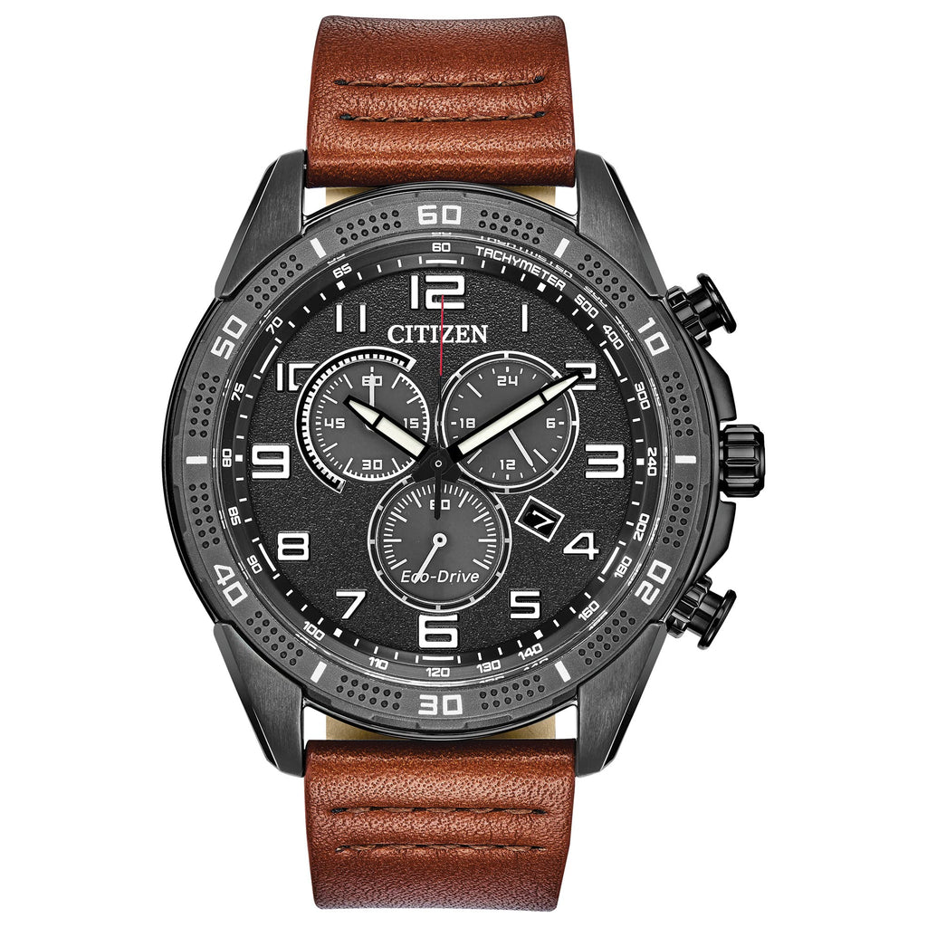 Men's Stainless Steel Eco-Drive Watch R549