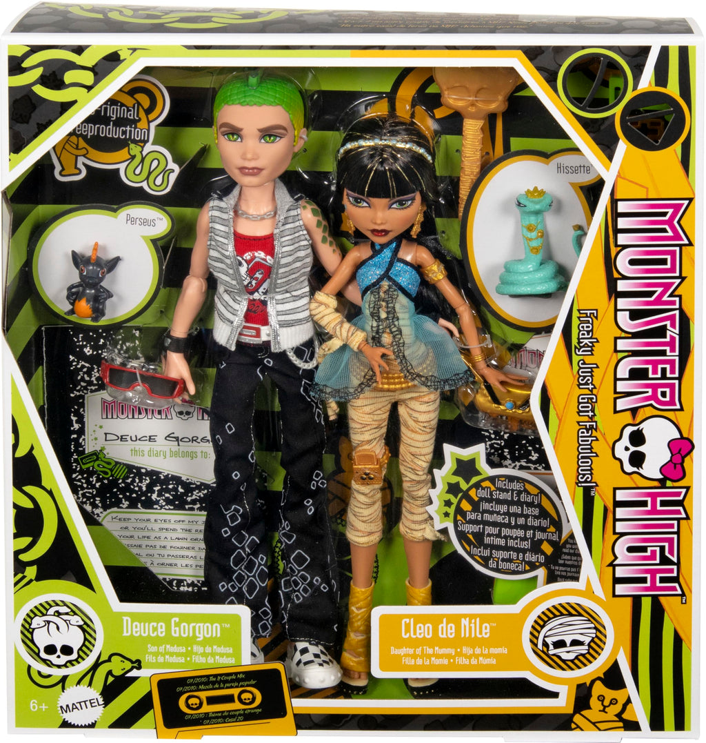 Dolls 2-Pack with Doll Stands, Diaries & Pets V5887
