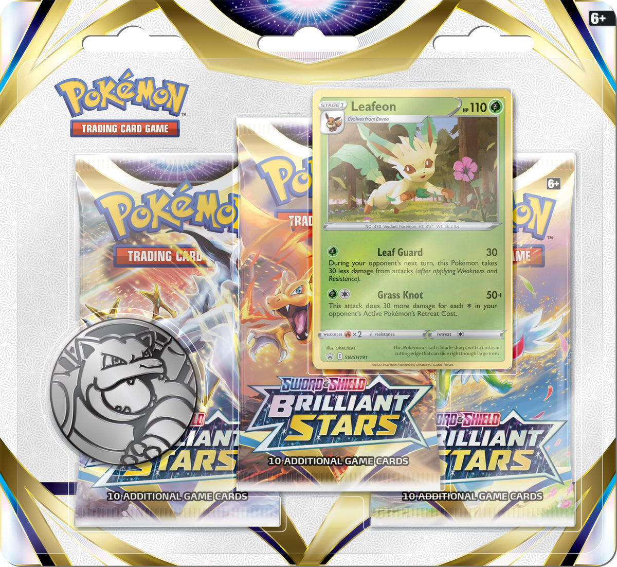 Pokemon TCG Three-Booster Blister G689969
