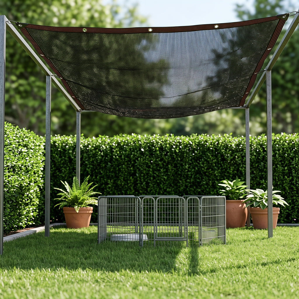 Dog Kennel Shade with 95% Sun Blockage H903