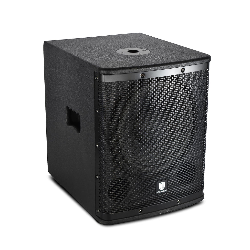 18 inch 3000W Powered PA DJ Subwoofer with Class-D Amplifier, Black J962120