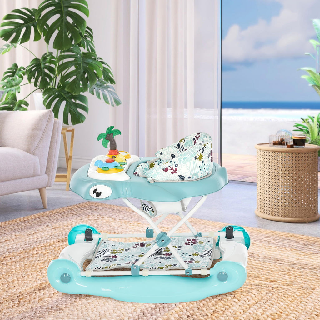 2-in-1 Foldable Baby Walker with Adjustable Height W991488