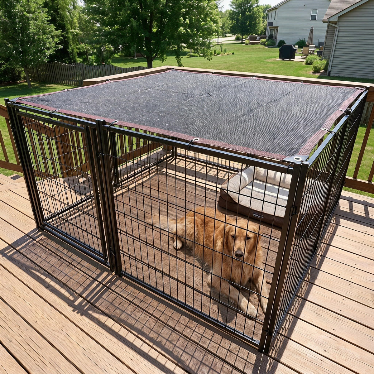 Dog Kennel Shade with 95% Sun Blockage H903